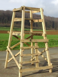 Eiche/Douglas Bock 1,4m, 5er Set