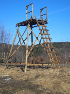 Kanzelbock 3,5 m, mit Leiter  (für Rehblick und Saublick)